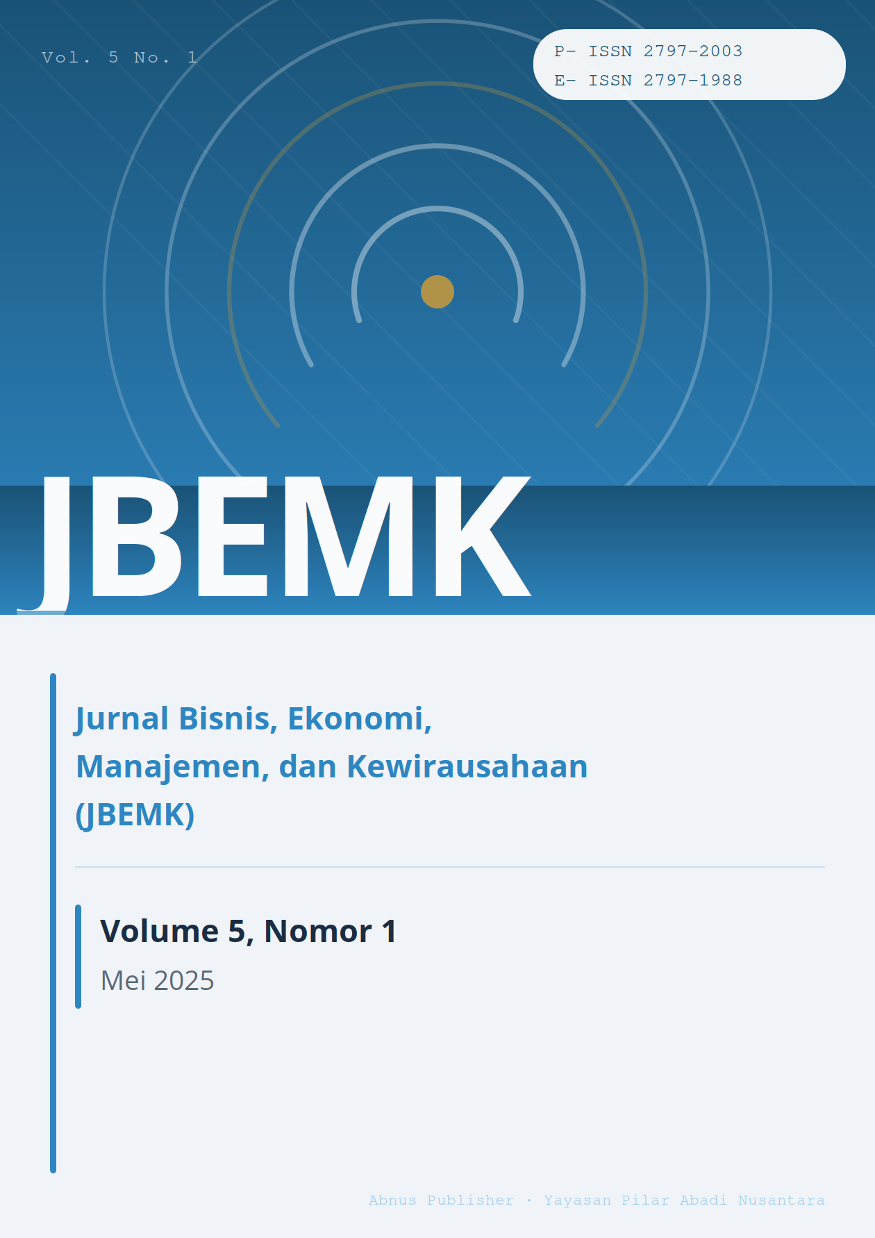 					View Vol. 5 No. 1 (2025): Mei
				